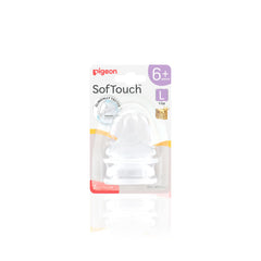 Softouch Wide Neck Nipple Pk-2