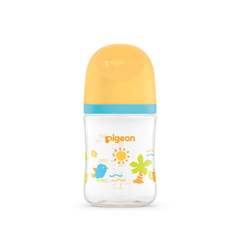 PIGEON SAFE & DURABLE NEWBORN NURSING BOTTLE (160ML)