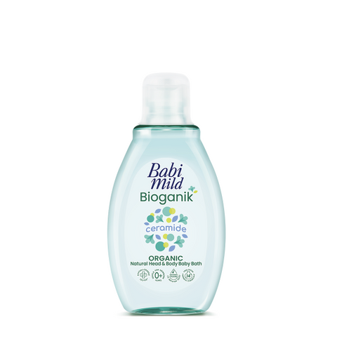 Baby Mild Bioganik Organic Natural Head & Body Baby Bath 180 ml