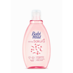 Baby Mild White Sakura Organic Head & Body Baby Bath 180 ml