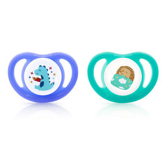 PIGEON MINILIGHT SOFTEST SILICONE GIRL PACIFIER 2PCS - S