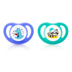 PIGEON MINILIGHT SOFTEST SILICONE GIRL PACIFIER 2PCS - S